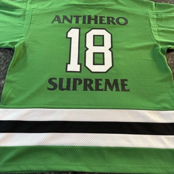 Supreme ANTIHERO Ozzy Hockey Jersey Size Large Shirt Pullover‎ new size L - Picture 8 of 8